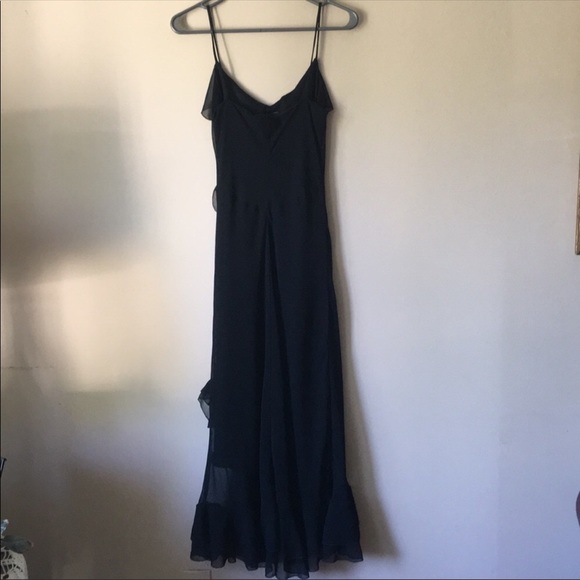 BEDO | Beautiful Long Black Dress size Small - Picture 4 of 5